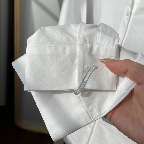 HYEIN SEO WHITE EMBROIDERED SHIRT - Picture 7 of 9